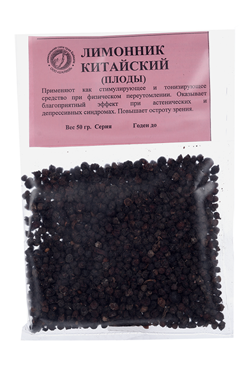 Лимонник китайский, 50 г, плоды (4606675005904)
